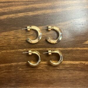 LAST CHANCE Target Gold Colored Hoops